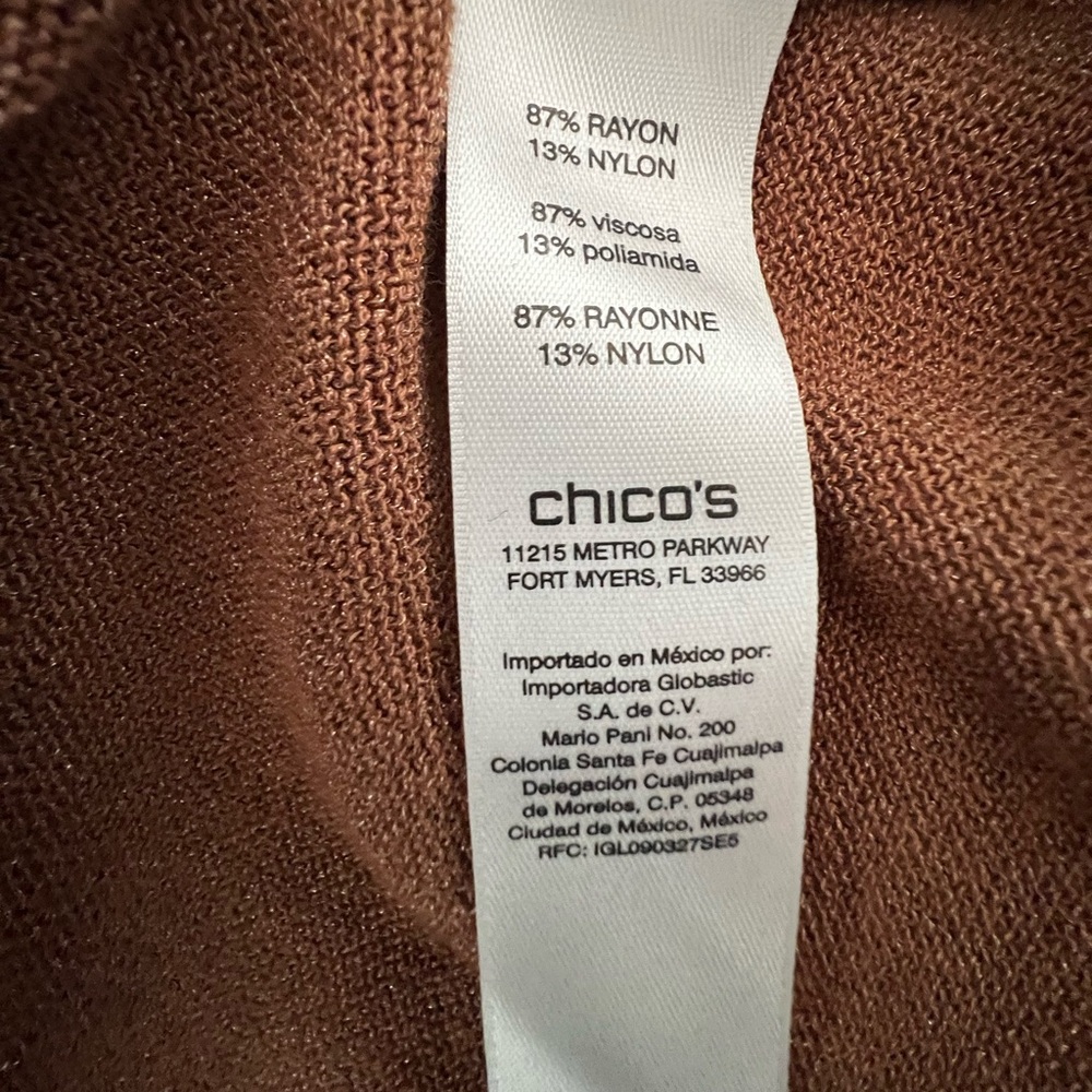 Chico’s Rayon Shell - Picture 4 of 4